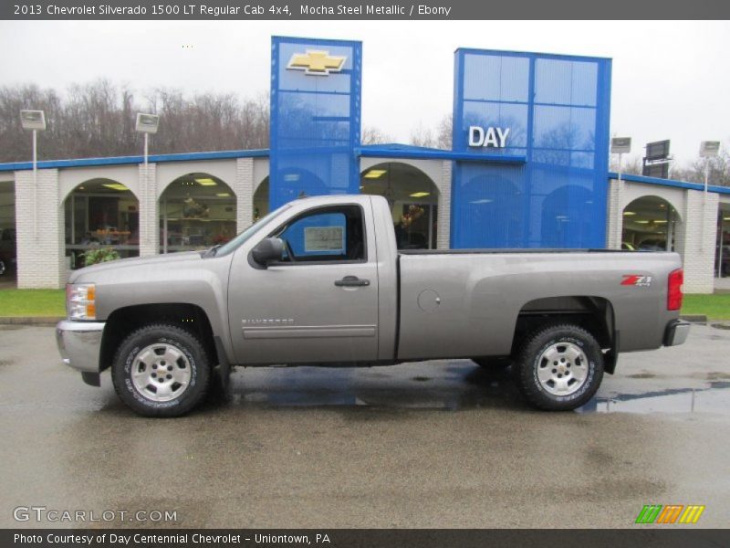 Mocha Steel Metallic / Ebony 2013 Chevrolet Silverado 1500 LT Regular Cab 4x4