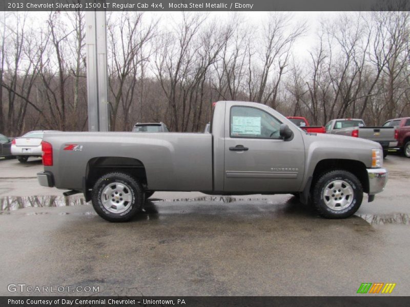 Mocha Steel Metallic / Ebony 2013 Chevrolet Silverado 1500 LT Regular Cab 4x4