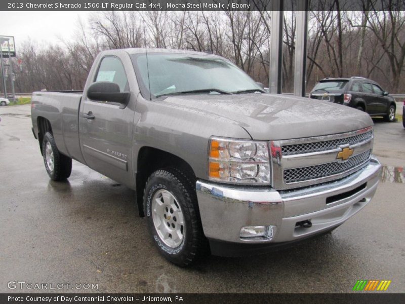 Mocha Steel Metallic / Ebony 2013 Chevrolet Silverado 1500 LT Regular Cab 4x4
