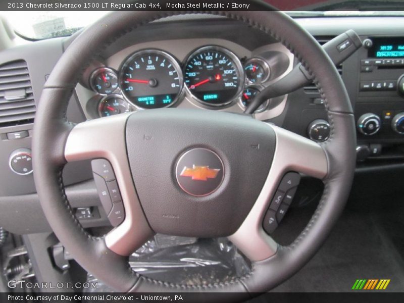 Mocha Steel Metallic / Ebony 2013 Chevrolet Silverado 1500 LT Regular Cab 4x4