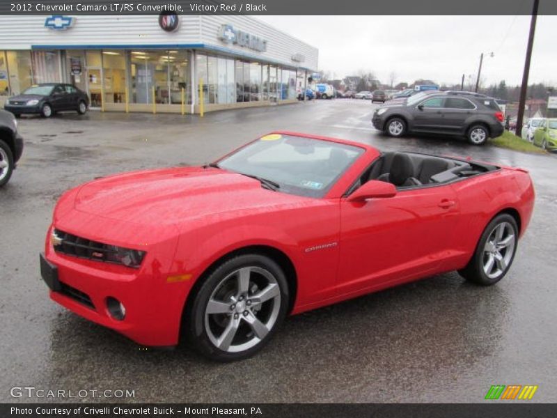 Victory Red / Black 2012 Chevrolet Camaro LT/RS Convertible