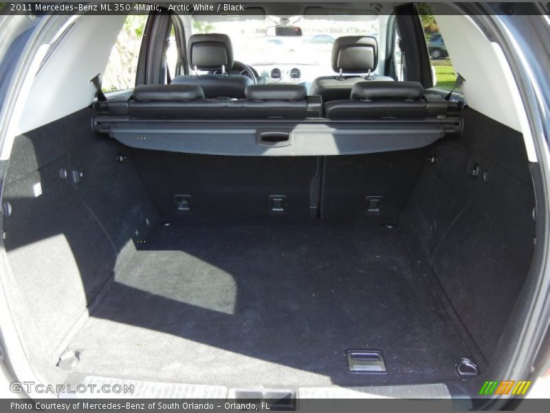 Arctic White / Black 2011 Mercedes-Benz ML 350 4Matic
