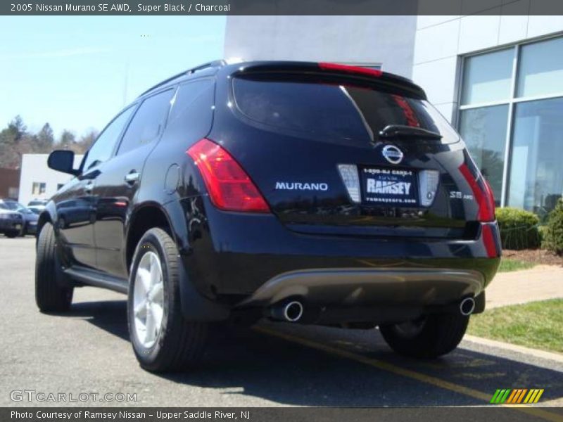 Super Black / Charcoal 2005 Nissan Murano SE AWD