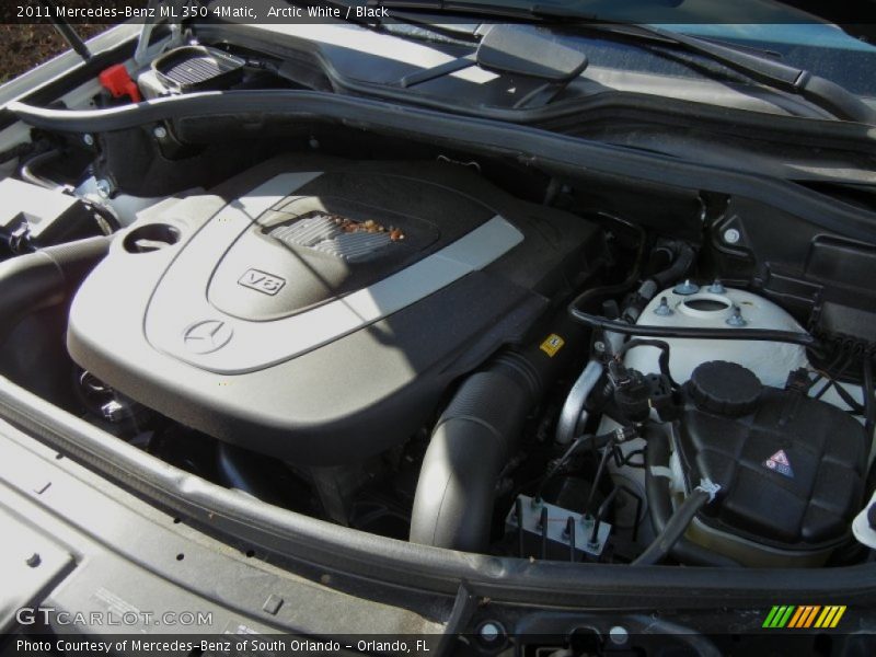 Arctic White / Black 2011 Mercedes-Benz ML 350 4Matic