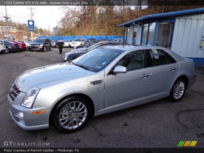 Radiant Silver / Light Gray 2009 Cadillac STS 4 V6 AWD