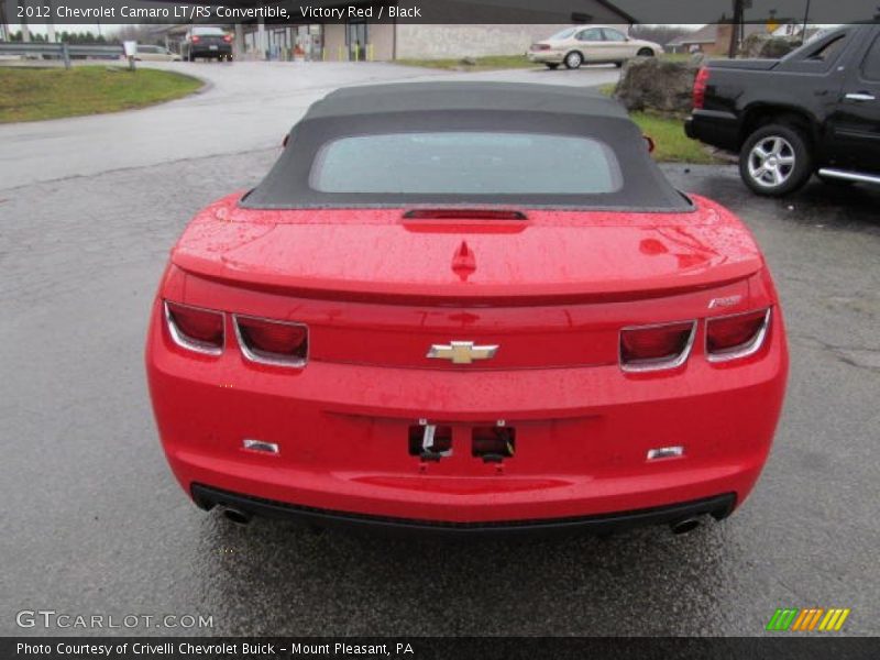 Victory Red / Black 2012 Chevrolet Camaro LT/RS Convertible