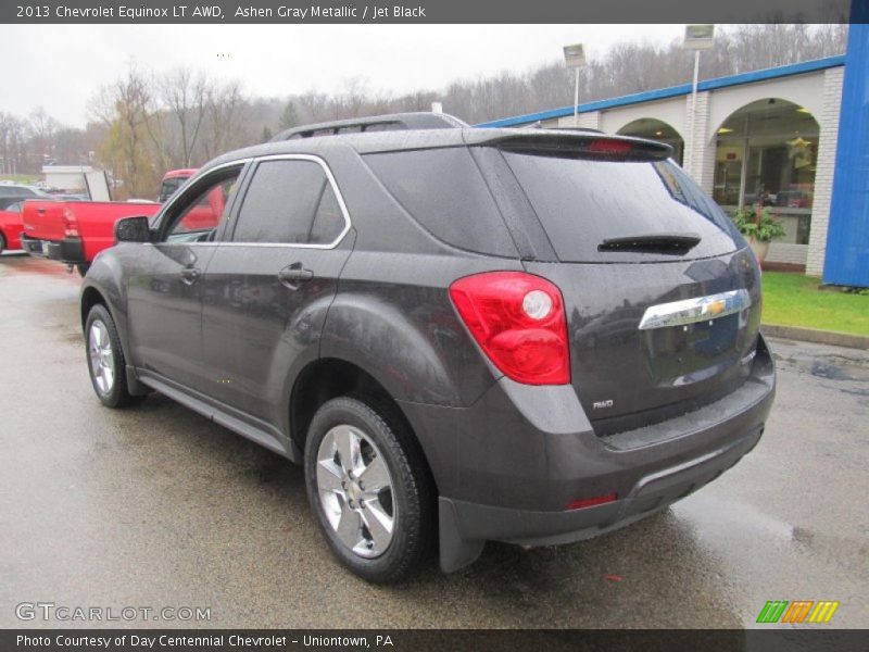 Ashen Gray Metallic / Jet Black 2013 Chevrolet Equinox LT AWD