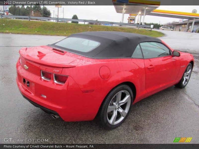 Victory Red / Black 2012 Chevrolet Camaro LT/RS Convertible