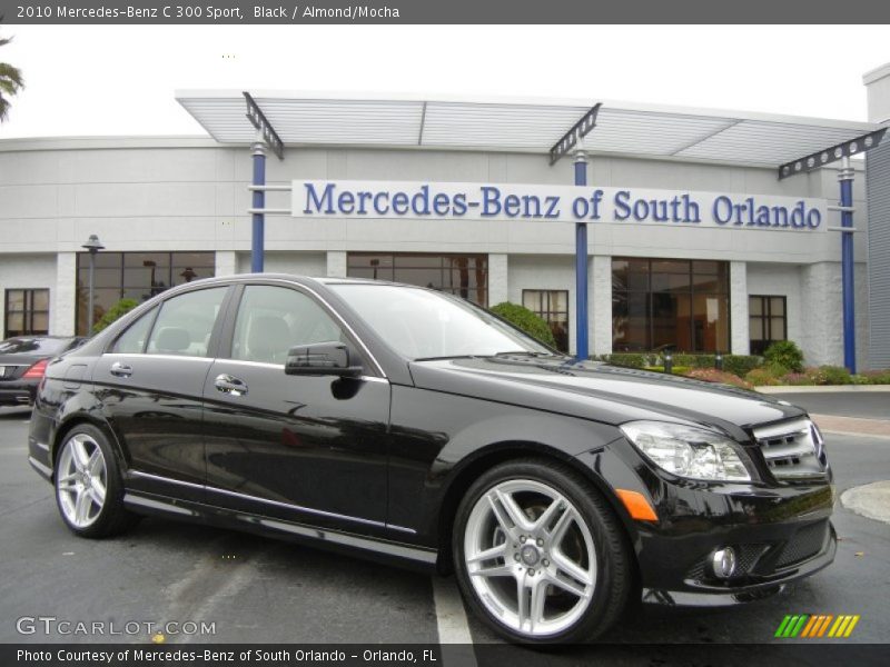 Black / Almond/Mocha 2010 Mercedes-Benz C 300 Sport