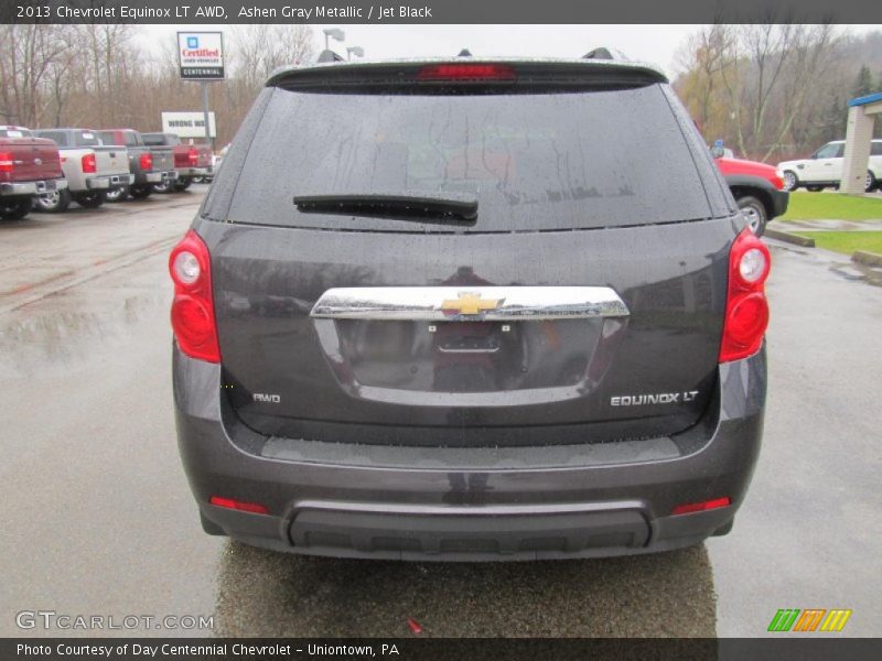 Ashen Gray Metallic / Jet Black 2013 Chevrolet Equinox LT AWD