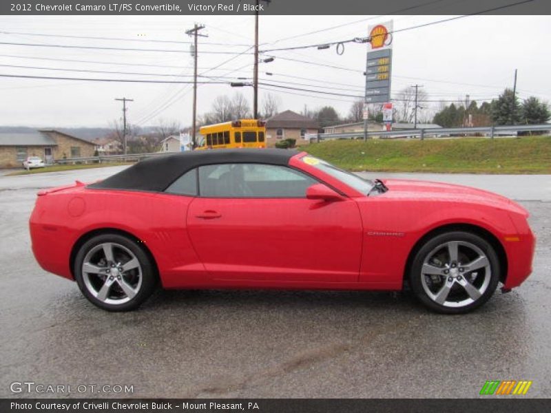 Victory Red / Black 2012 Chevrolet Camaro LT/RS Convertible