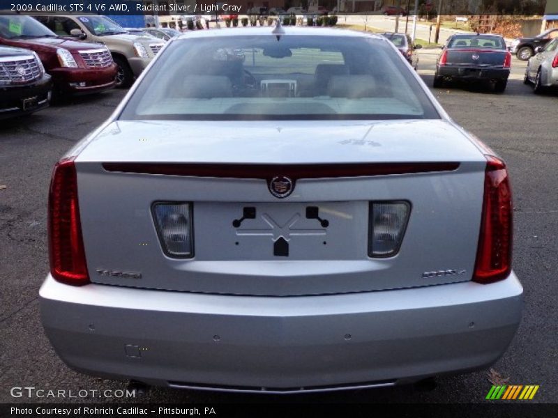 Radiant Silver / Light Gray 2009 Cadillac STS 4 V6 AWD