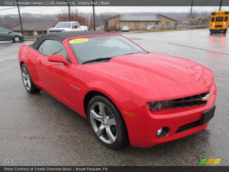 Front 3/4 View of 2012 Camaro LT/RS Convertible