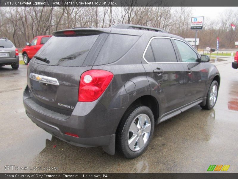 Ashen Gray Metallic / Jet Black 2013 Chevrolet Equinox LT AWD