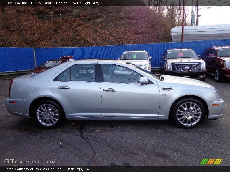 Radiant Silver / Light Gray 2009 Cadillac STS 4 V6 AWD