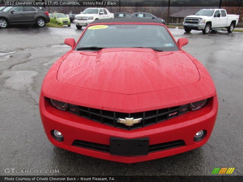 Victory Red / Black 2012 Chevrolet Camaro LT/RS Convertible