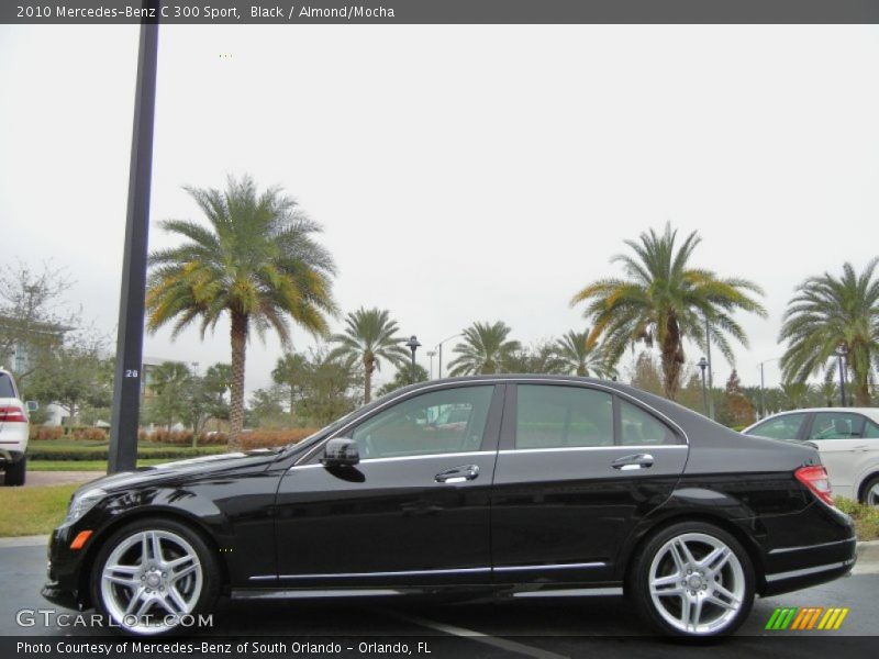 Black / Almond/Mocha 2010 Mercedes-Benz C 300 Sport