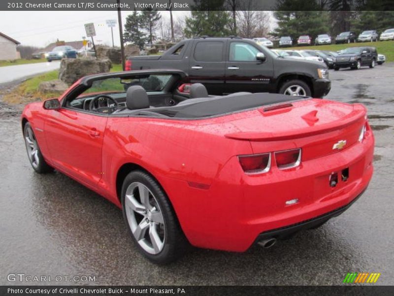 Victory Red / Black 2012 Chevrolet Camaro LT/RS Convertible