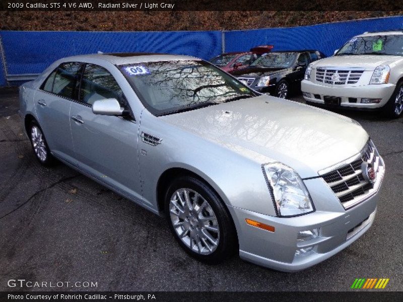 Radiant Silver / Light Gray 2009 Cadillac STS 4 V6 AWD