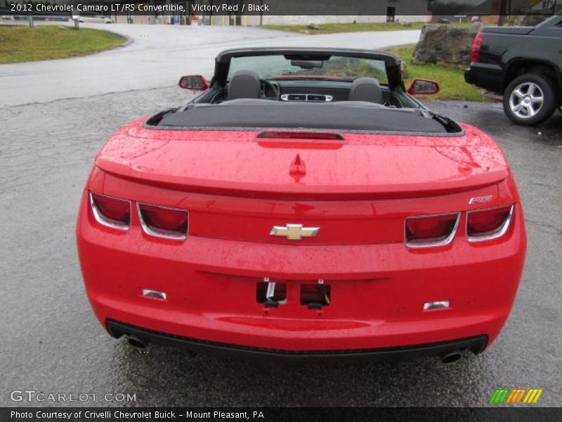 Victory Red / Black 2012 Chevrolet Camaro LT/RS Convertible