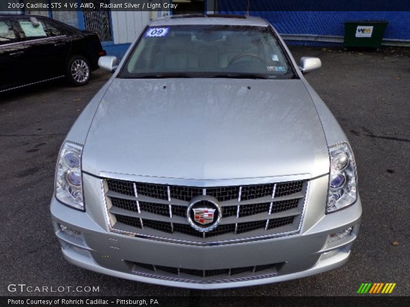 Radiant Silver / Light Gray 2009 Cadillac STS 4 V6 AWD