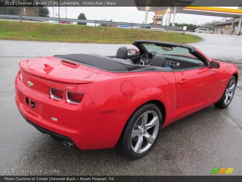 Victory Red / Black 2012 Chevrolet Camaro LT/RS Convertible