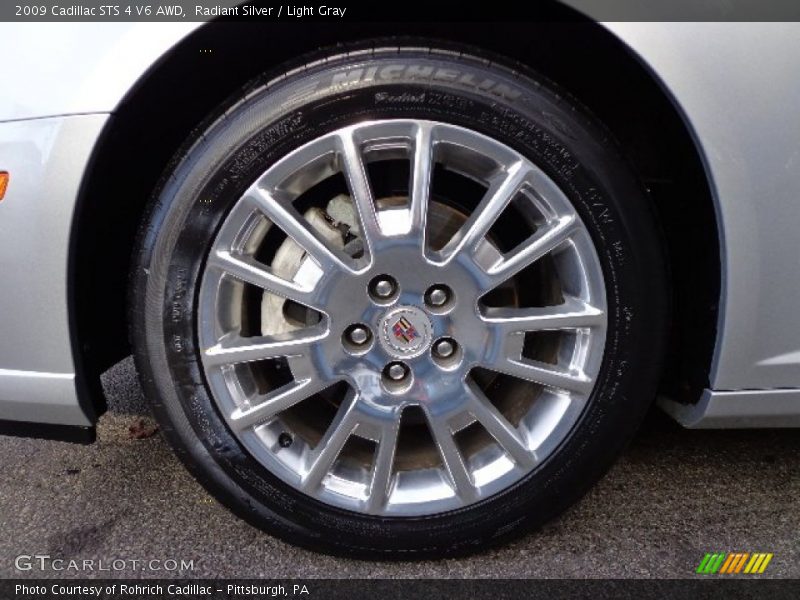 Radiant Silver / Light Gray 2009 Cadillac STS 4 V6 AWD