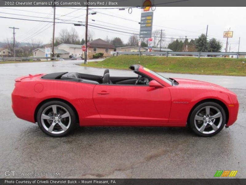 Victory Red / Black 2012 Chevrolet Camaro LT/RS Convertible