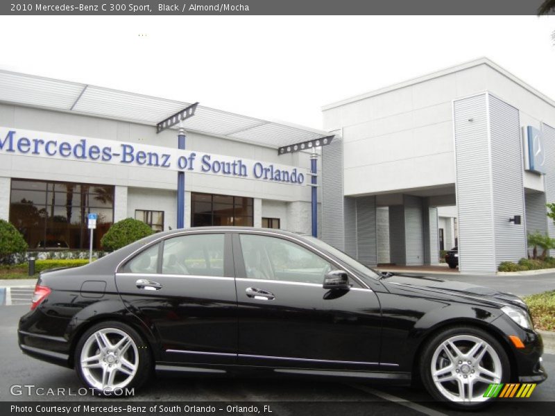 Black / Almond/Mocha 2010 Mercedes-Benz C 300 Sport