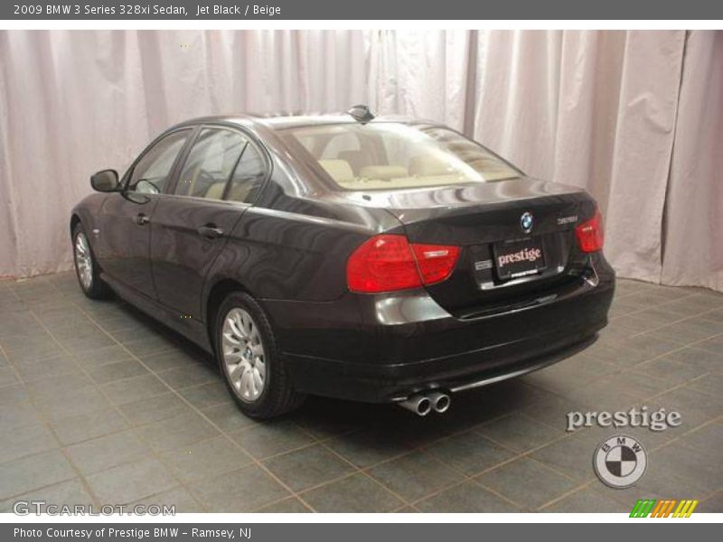 Jet Black / Beige 2009 BMW 3 Series 328xi Sedan