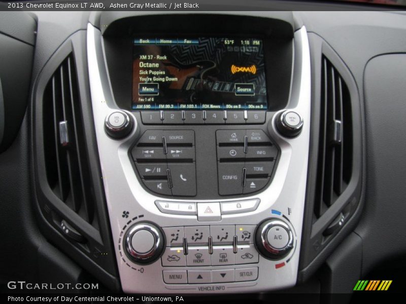 Ashen Gray Metallic / Jet Black 2013 Chevrolet Equinox LT AWD