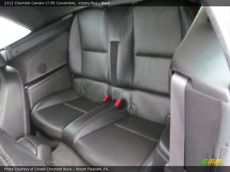 Rear Seat of 2012 Camaro LT/RS Convertible
