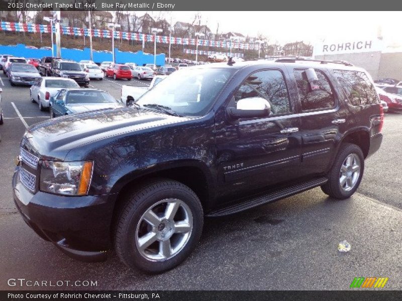 Blue Ray Metallic / Ebony 2013 Chevrolet Tahoe LT 4x4