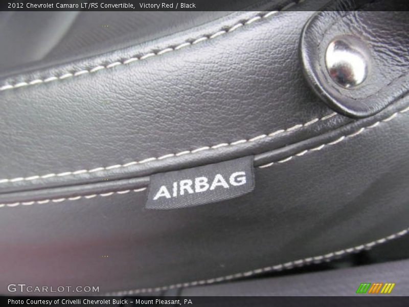 Victory Red / Black 2012 Chevrolet Camaro LT/RS Convertible