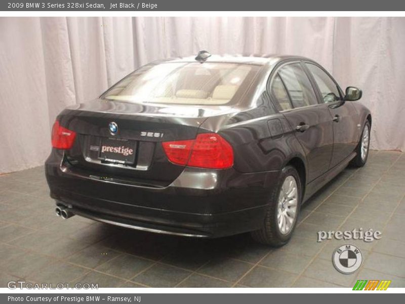 Jet Black / Beige 2009 BMW 3 Series 328xi Sedan