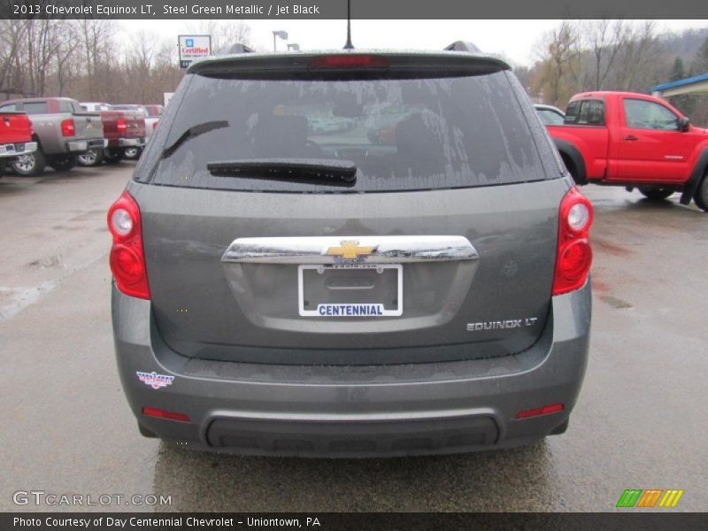 Steel Green Metallic / Jet Black 2013 Chevrolet Equinox LT