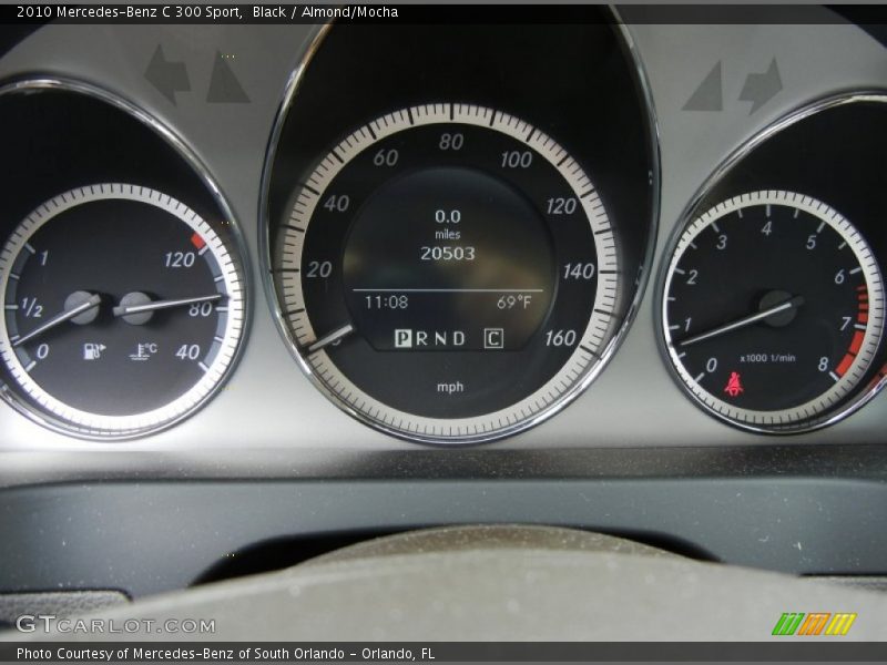Black / Almond/Mocha 2010 Mercedes-Benz C 300 Sport
