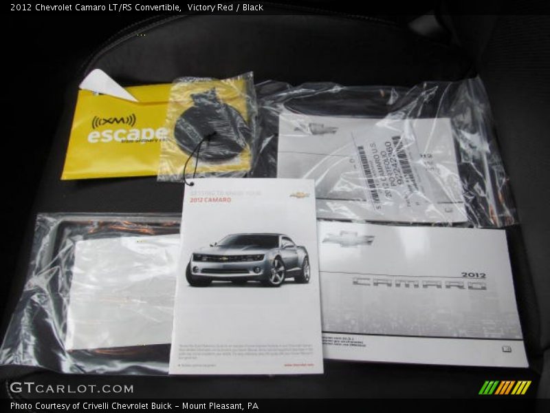 Books/Manuals of 2012 Camaro LT/RS Convertible