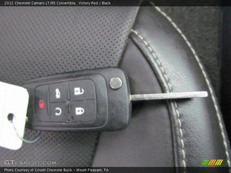 Keys of 2012 Camaro LT/RS Convertible