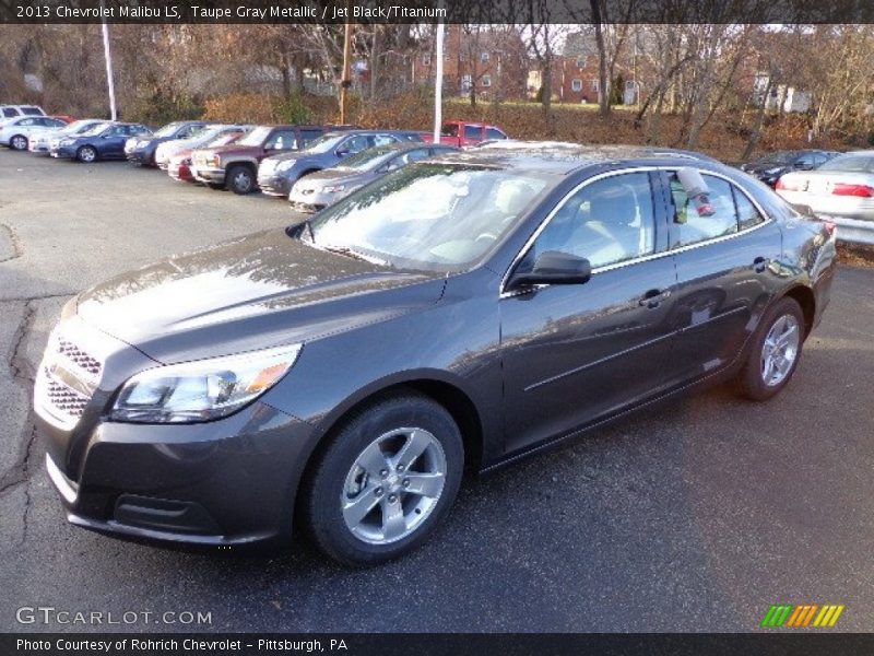 Taupe Gray Metallic / Jet Black/Titanium 2013 Chevrolet Malibu LS