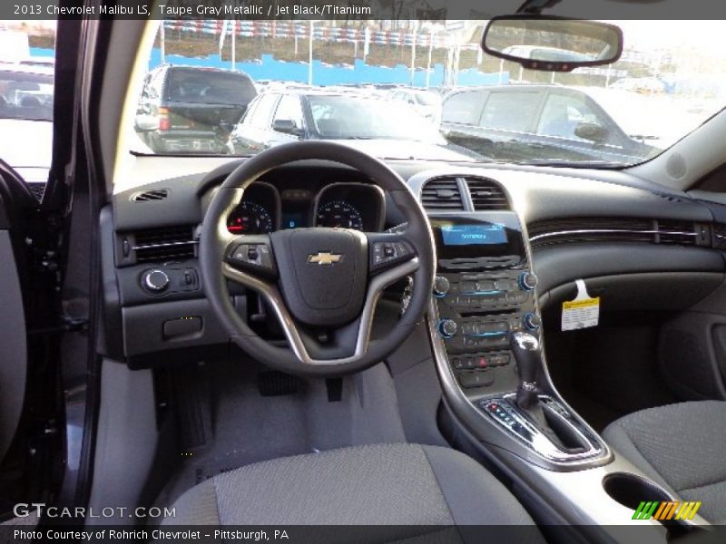 Taupe Gray Metallic / Jet Black/Titanium 2013 Chevrolet Malibu LS