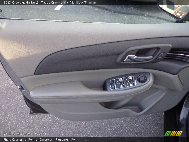 Taupe Gray Metallic / Jet Black/Titanium 2013 Chevrolet Malibu LS