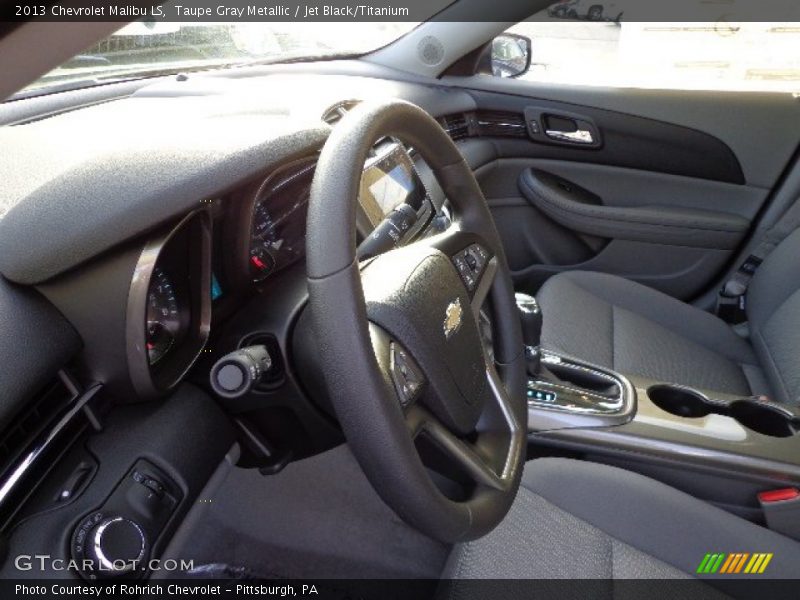 Taupe Gray Metallic / Jet Black/Titanium 2013 Chevrolet Malibu LS