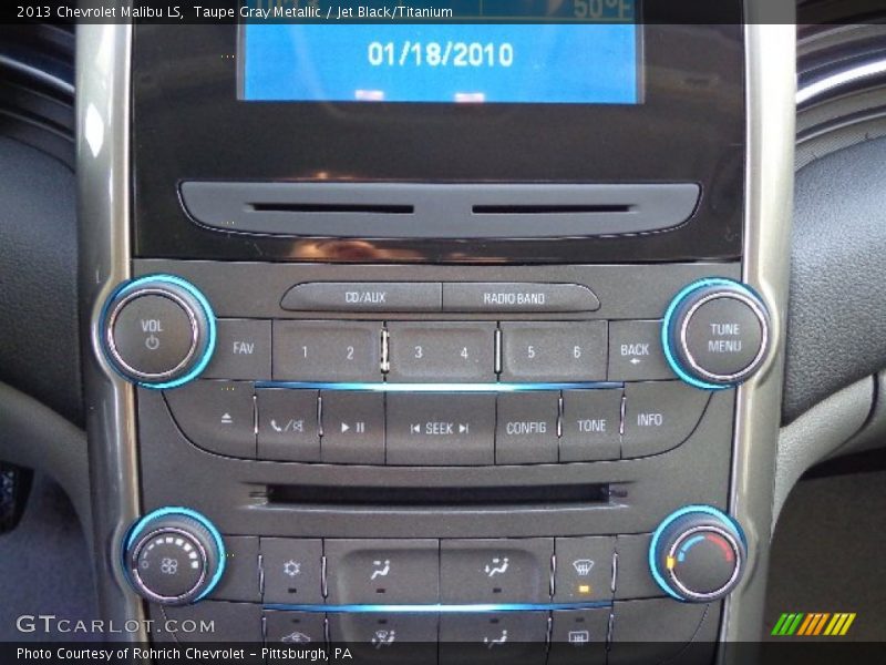 Taupe Gray Metallic / Jet Black/Titanium 2013 Chevrolet Malibu LS