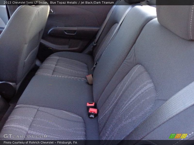Blue Topaz Metallic / Jet Black/Dark Titanium 2013 Chevrolet Sonic LT Sedan