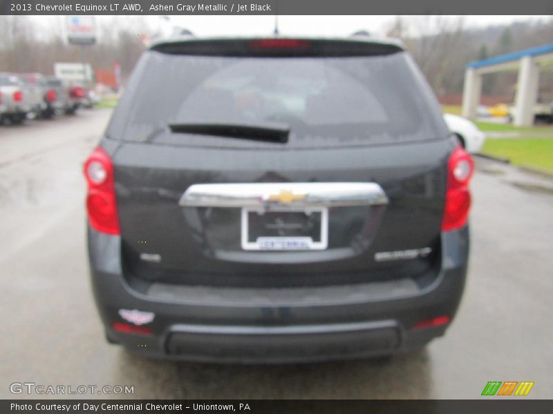 Ashen Gray Metallic / Jet Black 2013 Chevrolet Equinox LT AWD