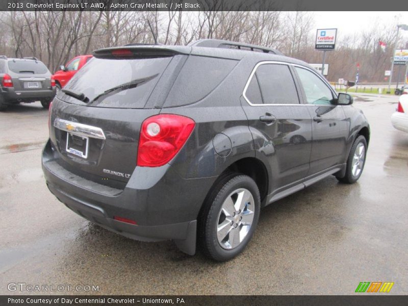 Ashen Gray Metallic / Jet Black 2013 Chevrolet Equinox LT AWD
