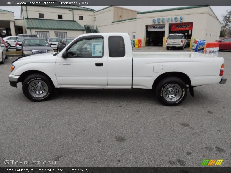 Super White / Oak 2003 Toyota Tacoma Xtracab