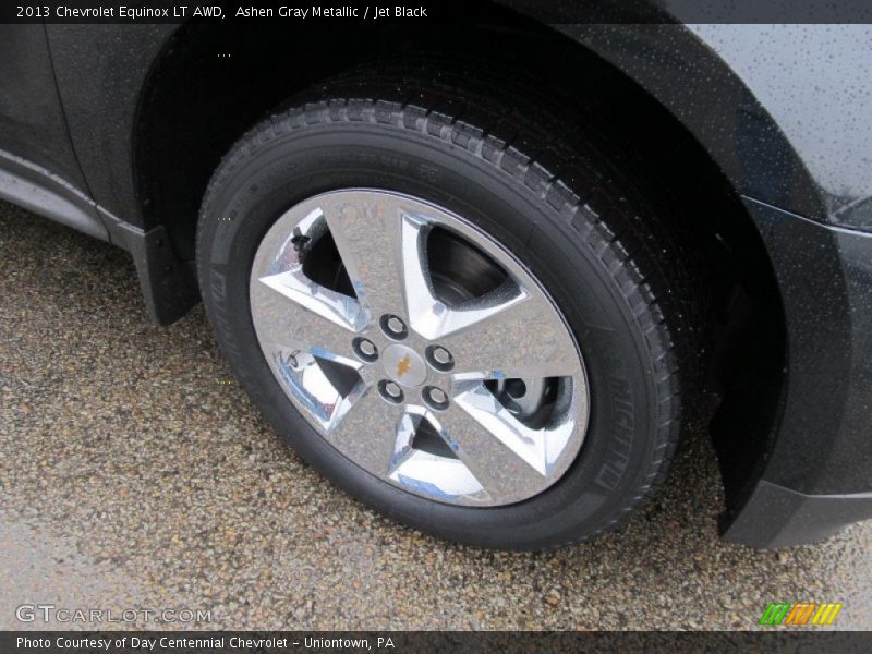 Ashen Gray Metallic / Jet Black 2013 Chevrolet Equinox LT AWD
