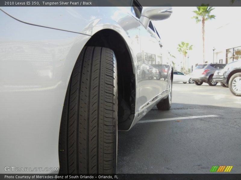 Tungsten Silver Pearl / Black 2010 Lexus ES 350
